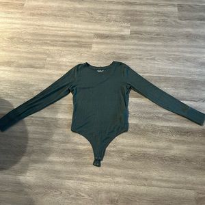 Soft Abercrombie green bodysuit